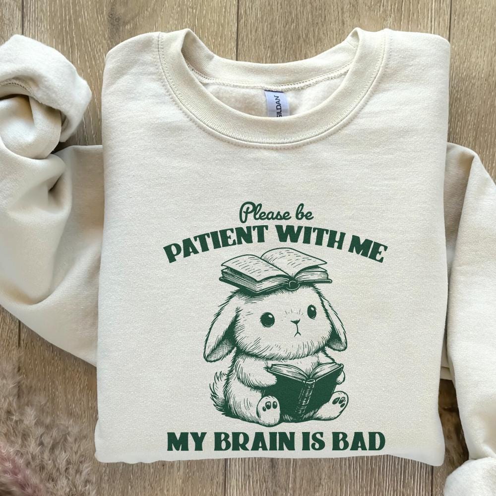 Bad Brain PNG, Retro Mental Health Design - 300 DPI Design for T-Shirt