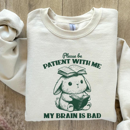 Bad Brain PNG, Retro Mental Health Design - 300 DPI Design for T-Shirt