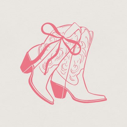 Coquette Cowgirl PNG, Western PNG - 300 DPI Design for T-Shirt