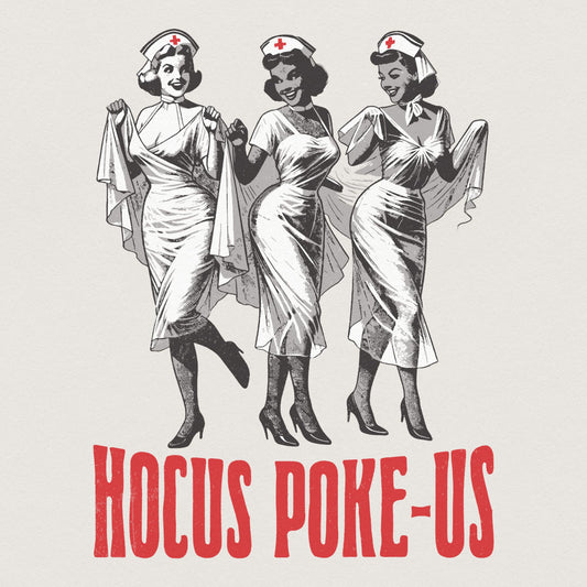 Hocus Poke-us Png, Spooky Nurse Png - 300 DPI Design for T-Shirt