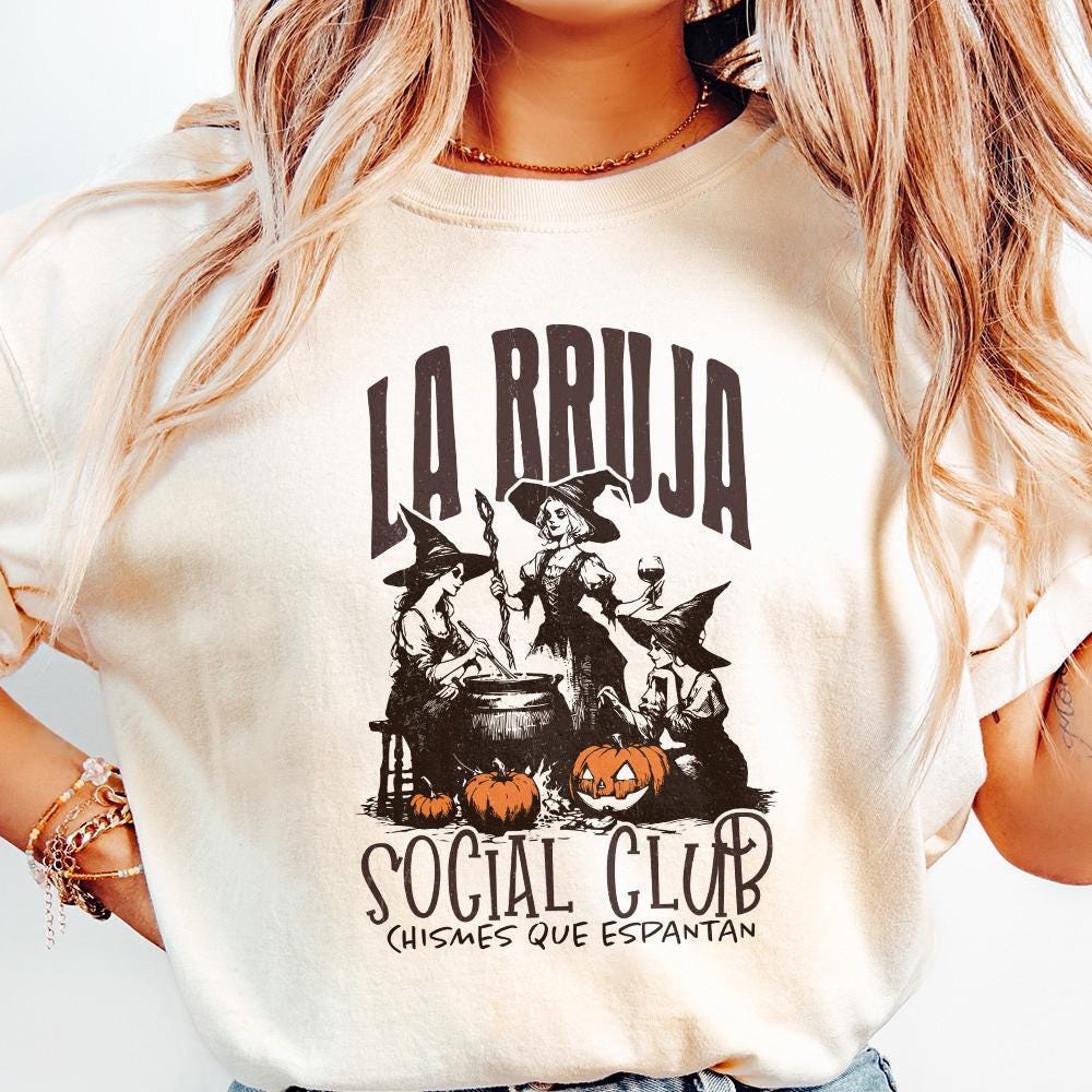La Bruja png, Spooky Season png - 300 DPI Design for T-Shirt