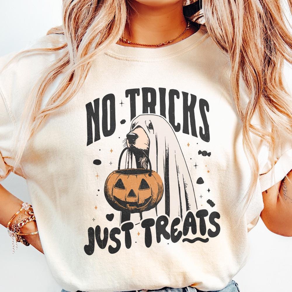 No Tricks Just Treats PNG, Trick Or Treat - 300 DPI Design for T-Shirt