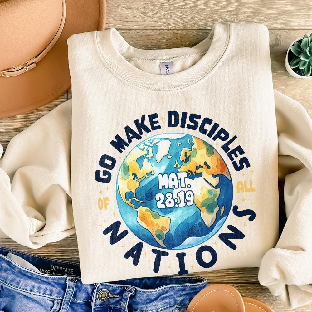 Go Make Disciples PNG, Sublimation Design - 300 DPI Design for T-Shirt