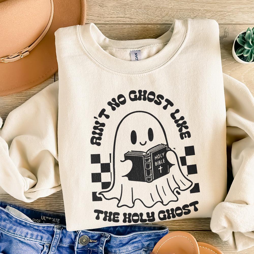 Ain't No Ghost Like The Holy Ghost PNG, Christian Halloween - 300 DPI