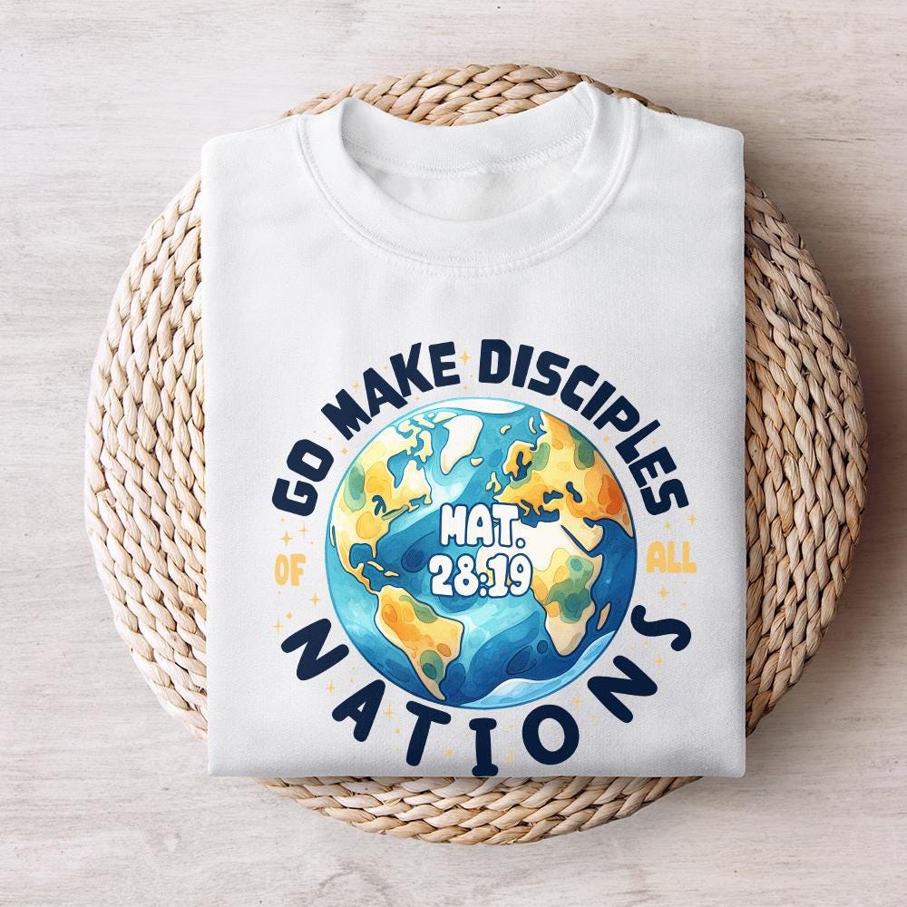 Go Make Disciples PNG, Sublimation Design - 300 DPI Design for T-Shirt