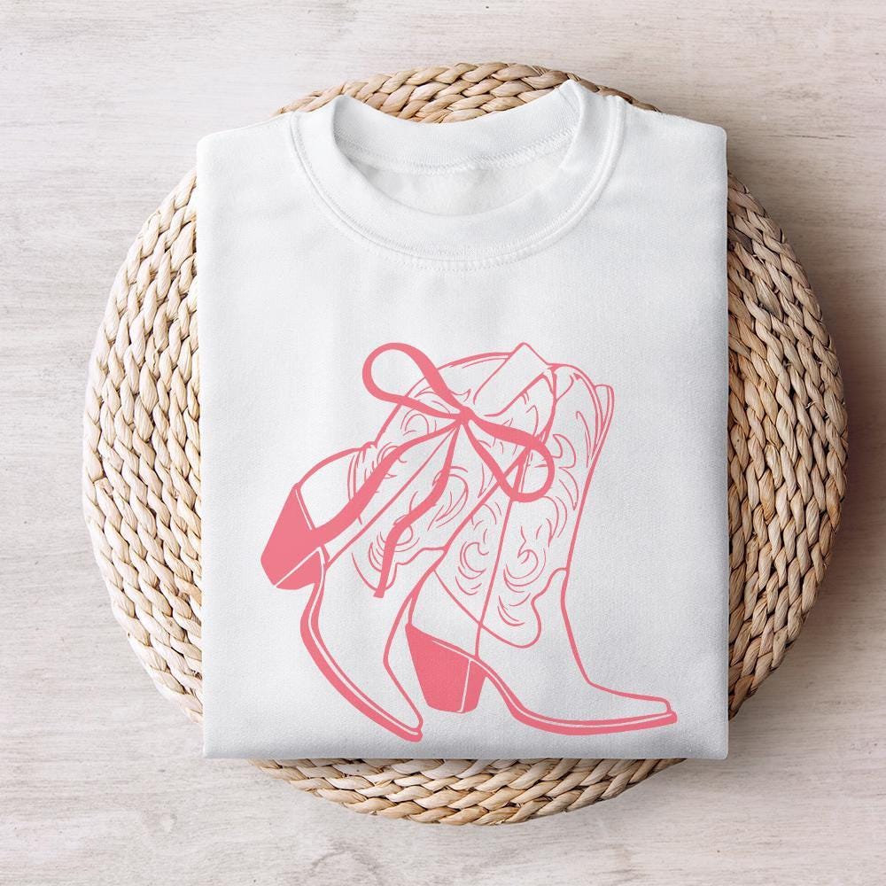 Coquette Cowgirl PNG, Western PNG - 300 DPI Design for T-Shirt