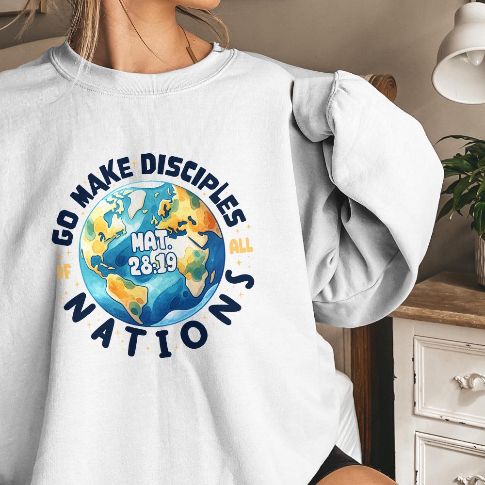 Go Make Disciples PNG, Sublimation Design - 300 DPI Design for T-Shirt