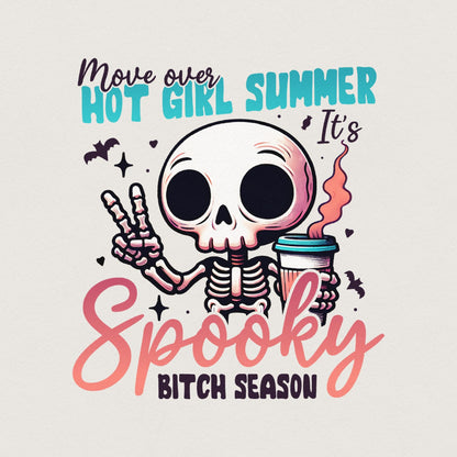 Spooky Bitch Season png, Halloween png - 300 DPI Design for T-Shirt