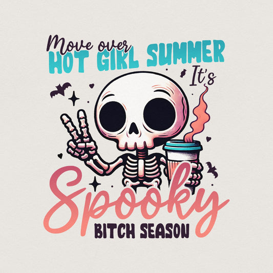 Spooky Bitch Season png, Halloween png - 300 DPI Design for T-Shirt