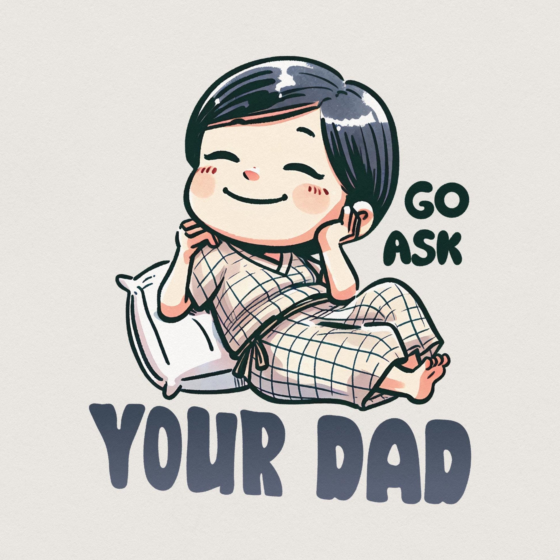 Go Ask Your Dad PNG, Funny Mom png - 300 DPI Design for T-Shirt
