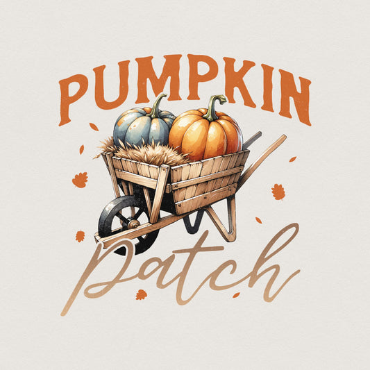 Fall Sublimation PNG, Pumpkin Patch PNG - 300 DPI Design for T-Shirt