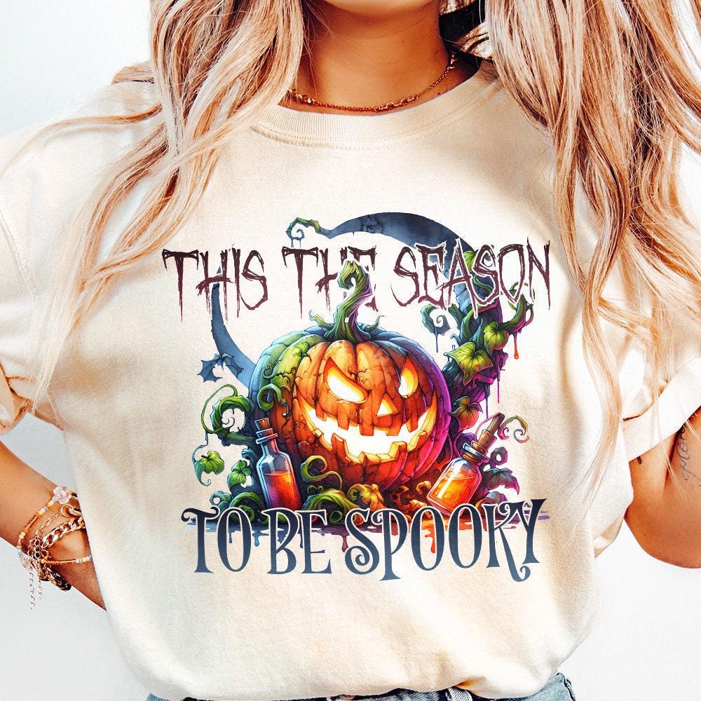 Tis the Season to Be Spooky PNG, Halloween Png - 300 DPI Design for T-Shirt