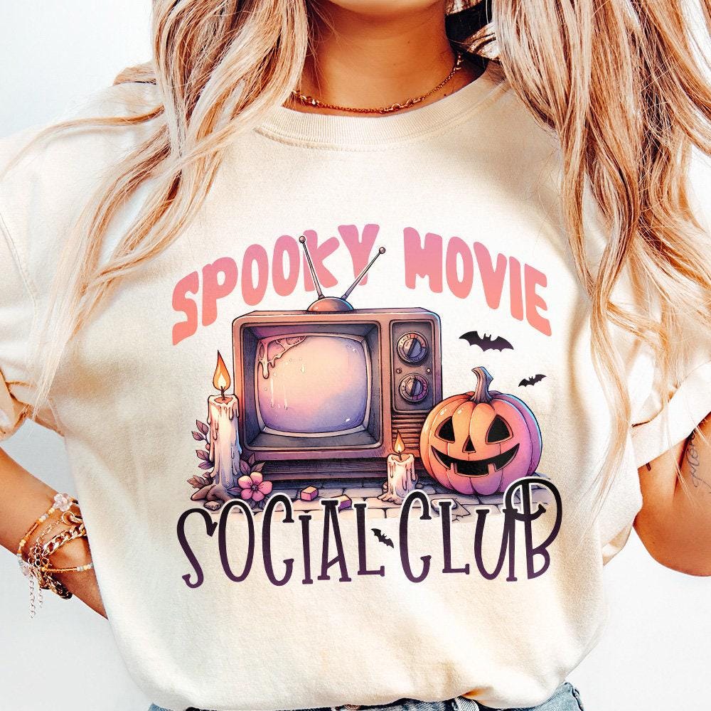 Spooky Movie Png, Halloween Png - 300 DPI Design for T-Shirt