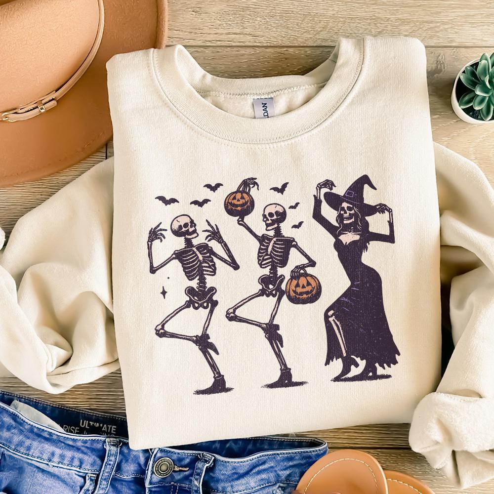 Dancing Skeleton png, Halloween skeleton - 300 DPI Design for T-Shirt