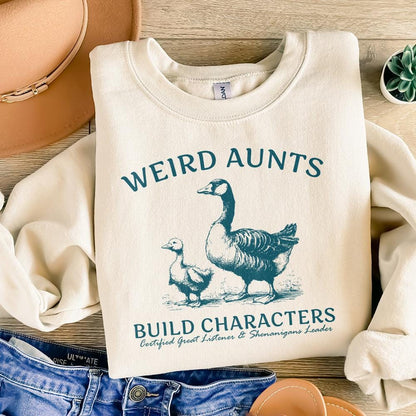 Weird Aunts Build Characters PNG, Funny Aunt Gift - 300 DPI Design for