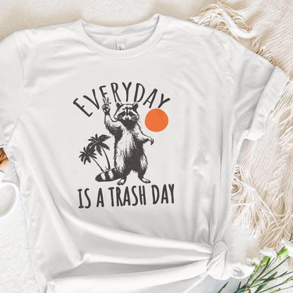 Everyday is Trash Day PNG, Funny Raccoon Png - 300 DPI Design for T-Shirt