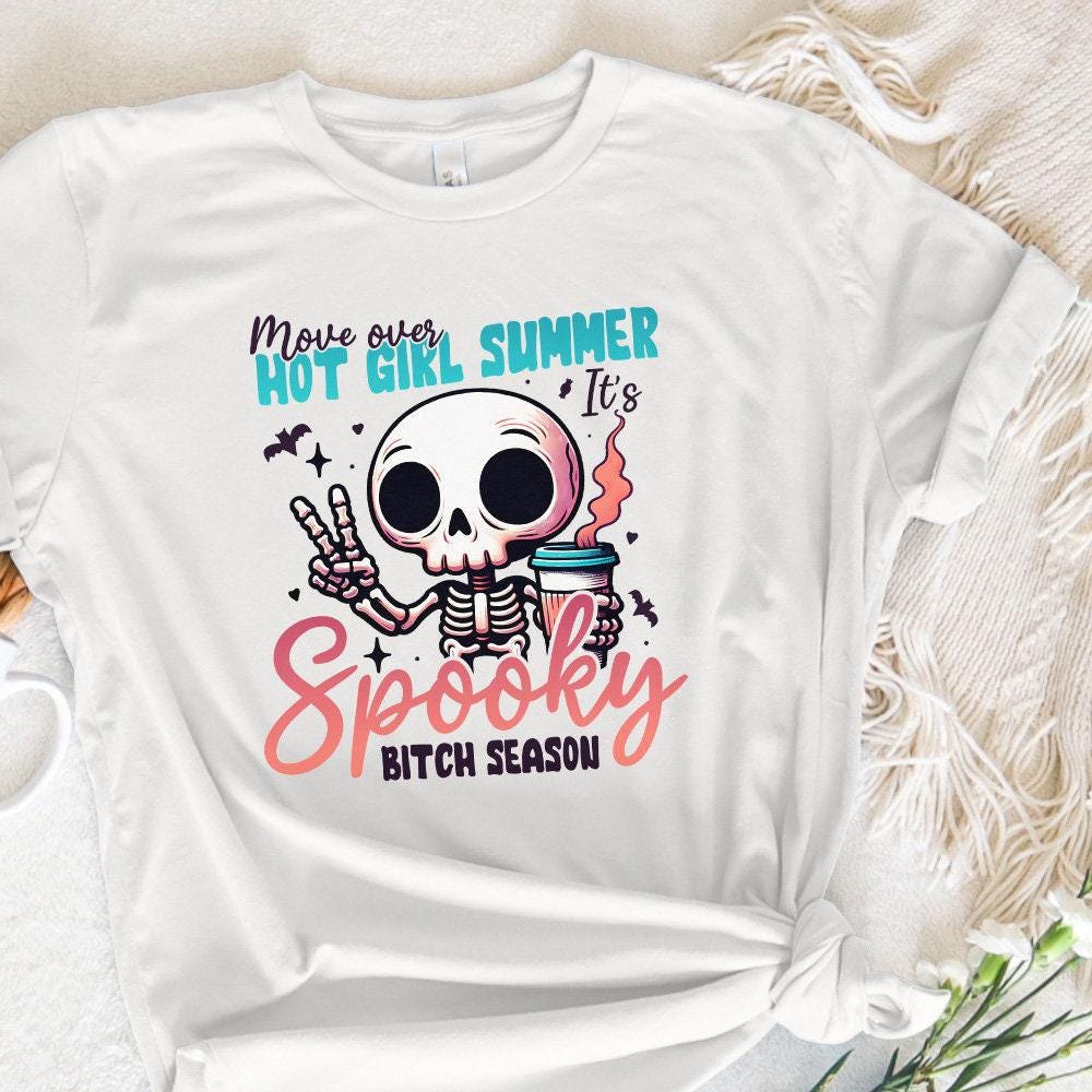 Spooky Bitch Season png, Halloween png - 300 DPI Design for T-Shirt
