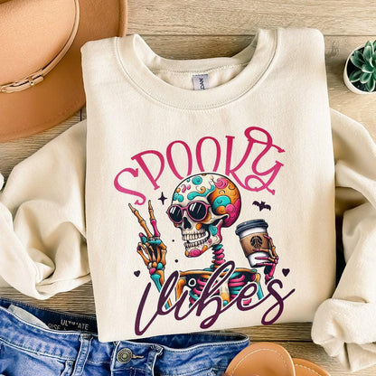 Spooky Vibes Png, Spooky Season Png - 300 DPI Design for T-Shirt