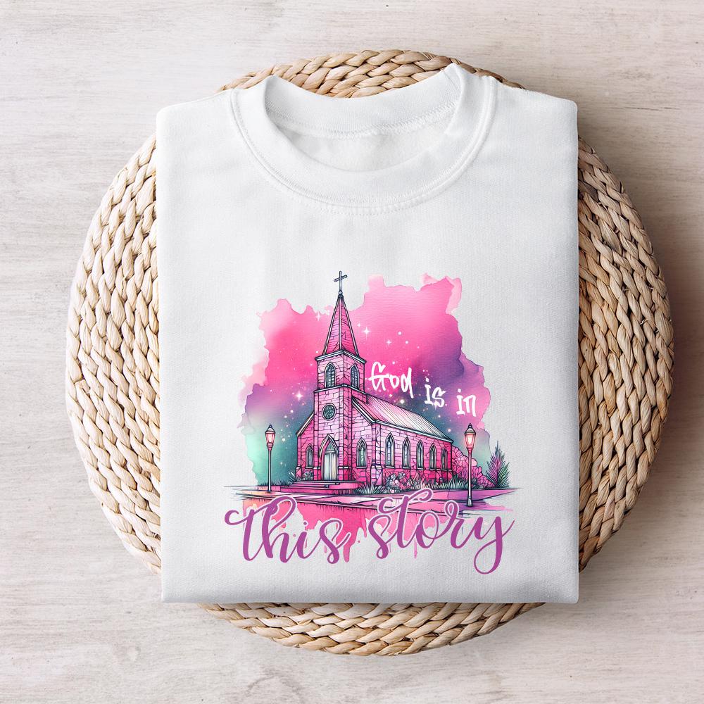 God is in This Story PNG, Christian Png - 300 DPI Design for T-Shirt