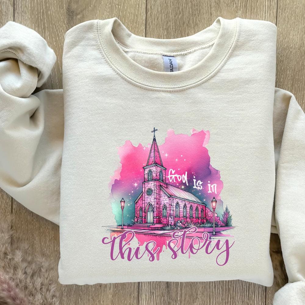 God is in This Story PNG, Christian Png - 300 DPI Design for T-Shirt