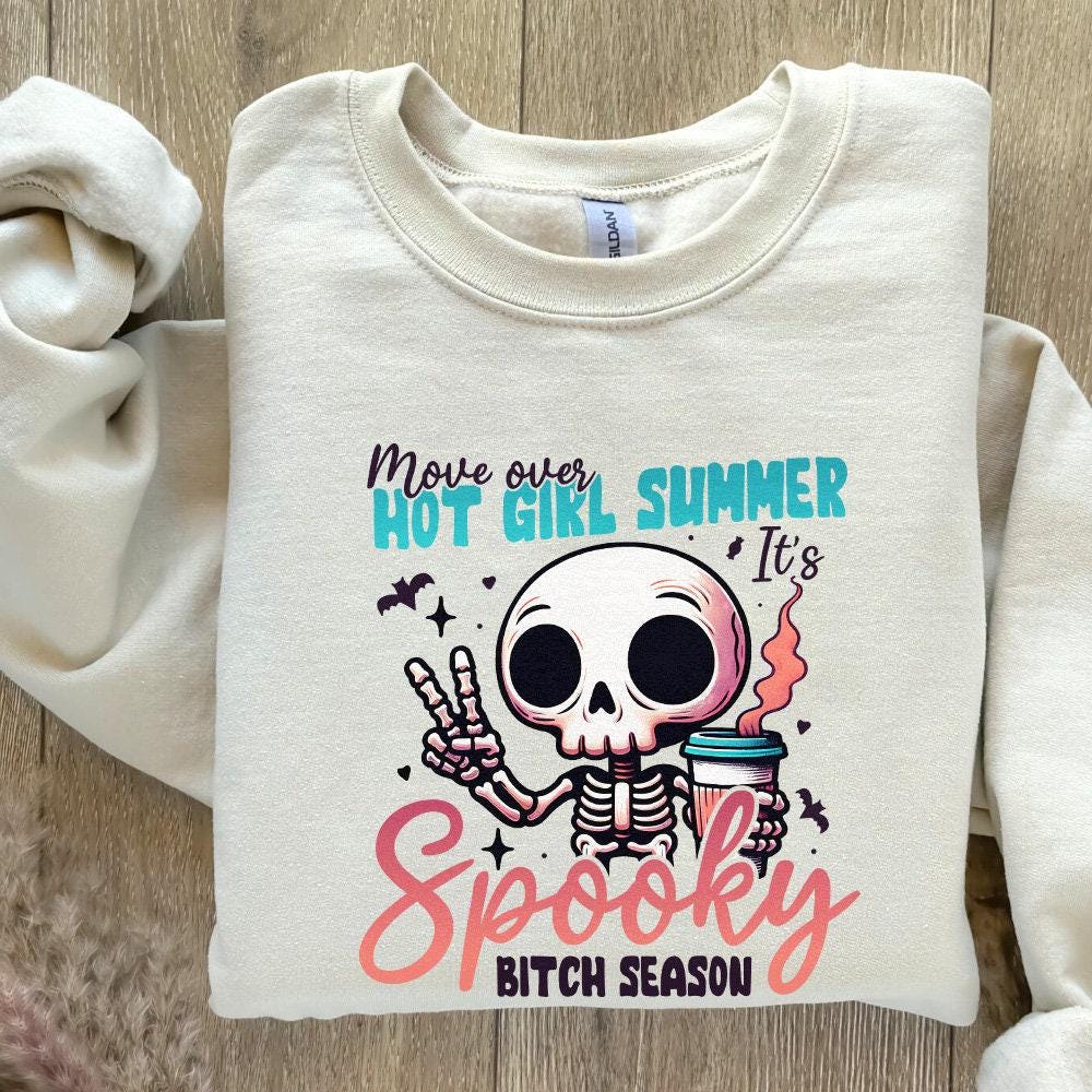 Spooky Bitch Season png, Halloween png - 300 DPI Design for T-Shirt