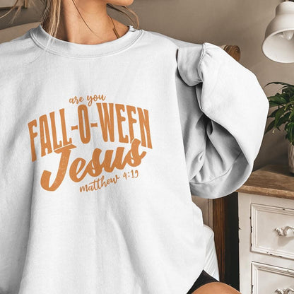 Are You Fall-O-Ween Jesus Png, Vintage Fall - 300 DPI Design for T-Shirt