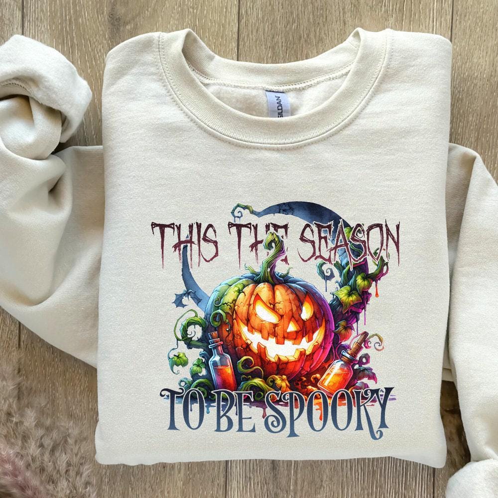 Tis the Season to Be Spooky PNG, Halloween Png - 300 DPI Design for T-Shirt