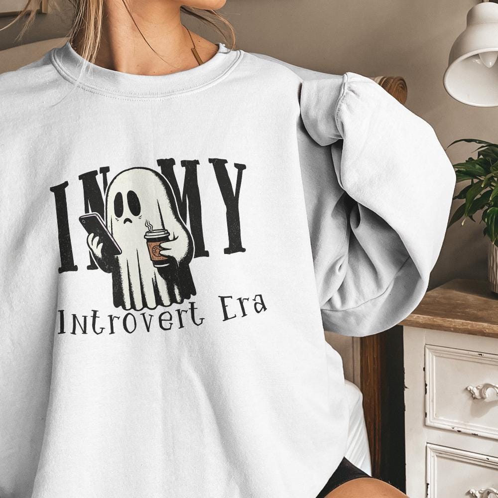 In My Introvert Era Png, Spooky Season Png - 300 DPI Design for T-Shirt