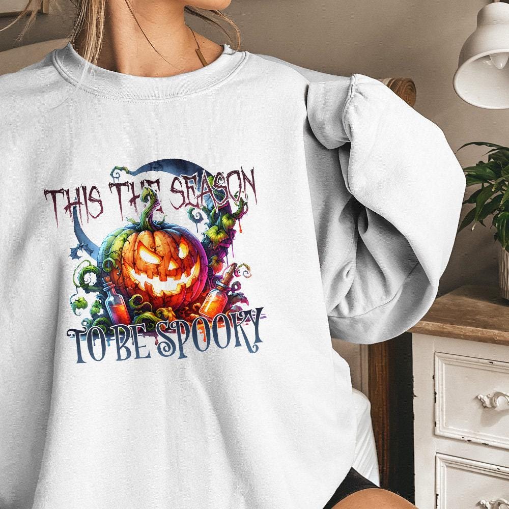 Tis the Season to Be Spooky PNG, Halloween Png - 300 DPI Design for T-Shirt