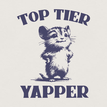 Top Tier Yapper PNG, Dank Meme Png - 300 DPI Design for T-Shirt