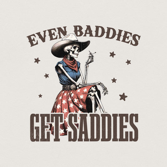 Even Baddies Get Saddies PNG, Anxiety PNG - 300 DPI Design for T-Shirt