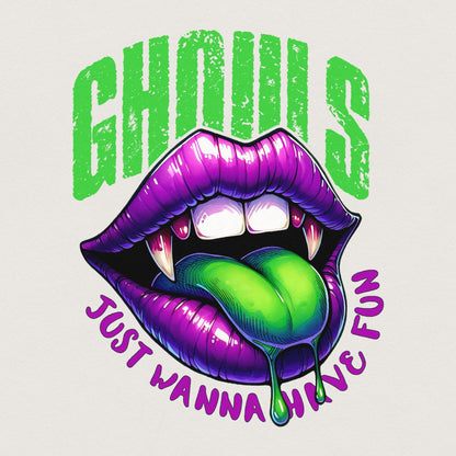 Ghouls Just Wanna Have Fun Halloween PNG, Spooky Season Digital Download