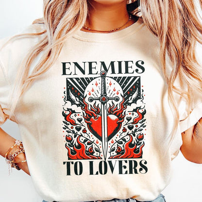 Enemies to Lovers Book Club PNG, Bookish png - 300 DPI Design for T-Shirt