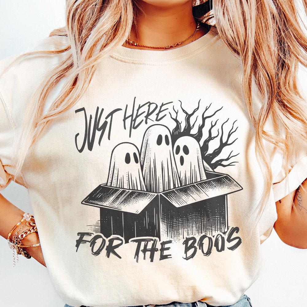 Here for the Boos PNG, Retro Vintage Png - 300 DPI Design for T-Shirt