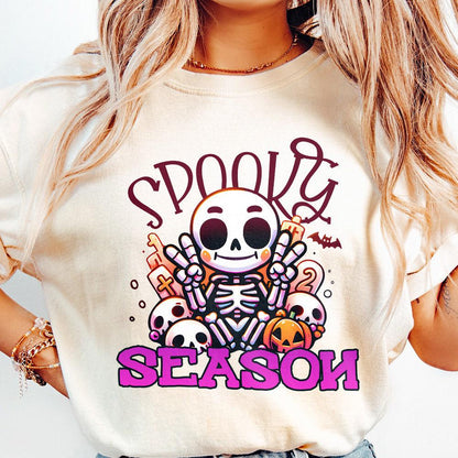 Spooky Season Png, Retro Halloween Png - 300 DPI Design for T-Shirt