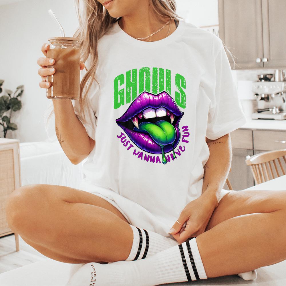 Ghouls Just Wanna Have Fun Halloween PNG, Spooky Season Digital Download