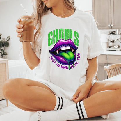 Ghouls Just Wanna Have Fun Halloween PNG, Spooky Season Digital Download