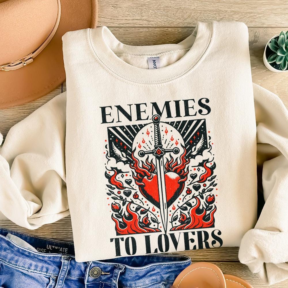 Enemies to Lovers Book Club PNG, Bookish png - 300 DPI Design for T-Shirt