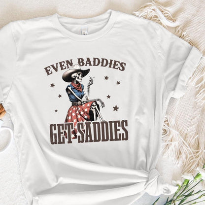 Even Baddies Get Saddies PNG, Anxiety PNG - 300 DPI Design for T-Shirt