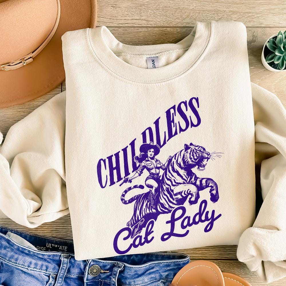 Childless Cat Lady Png, Cat Ladies Vote Png - 300 DPI Design for T-Shirt