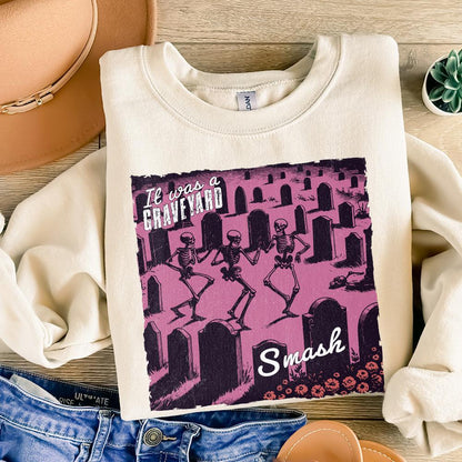 Graveyard Smash PNG, Halloween PNG - 300 DPI Design for T-Shirt