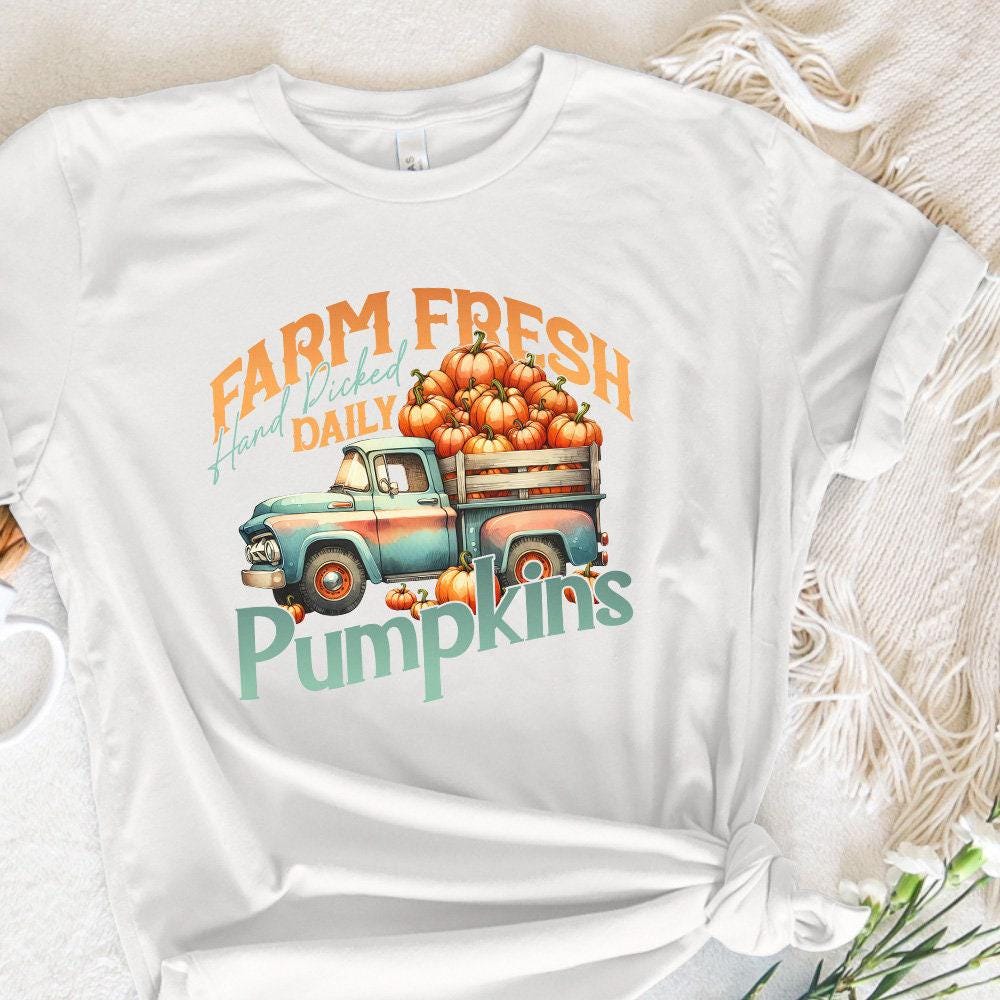 Autumn Shirt Png, Fall Sublimation Shirt - 300 DPI Design for T-Shirt