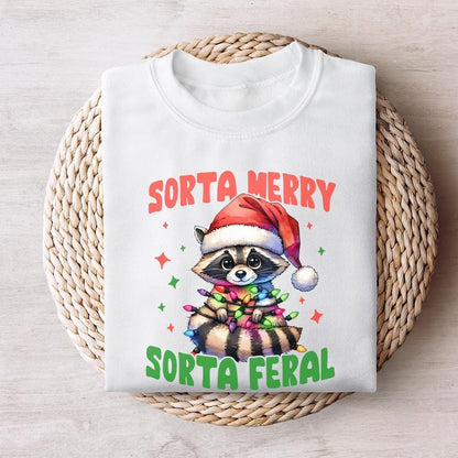 Sorta Santa Sorta Feral PNG, Christmas png - 300 DPI Design for T-Shirt