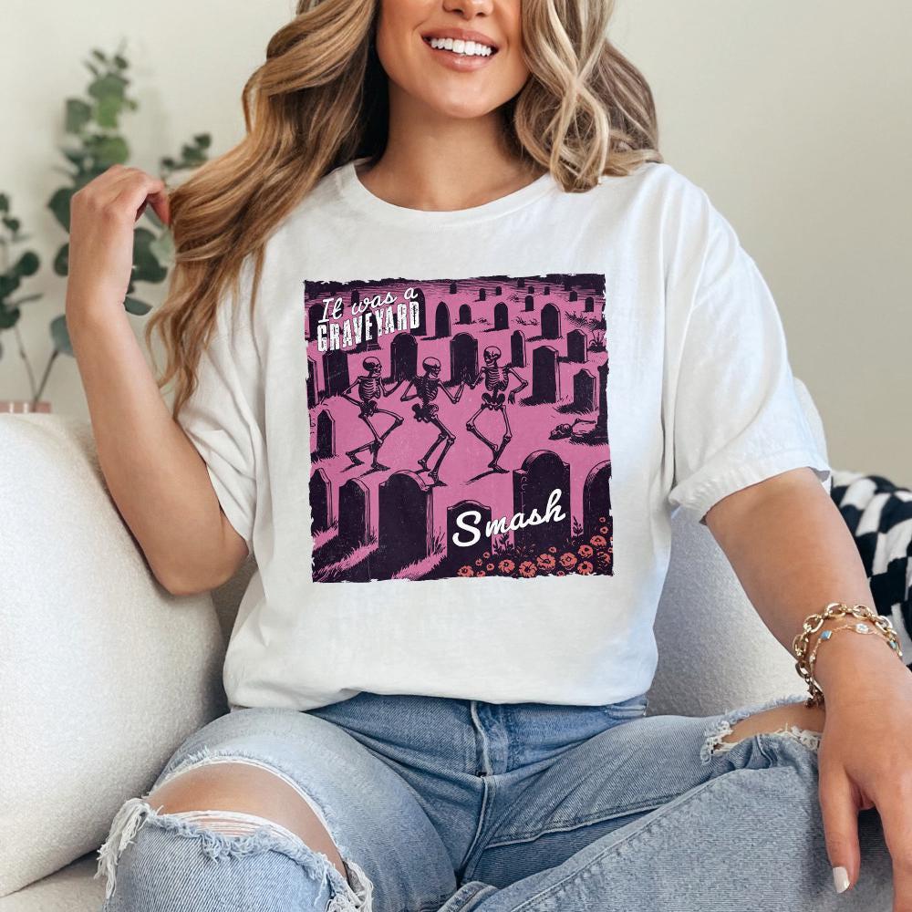 Graveyard Smash PNG, Halloween PNG - 300 DPI Design for T-Shirt