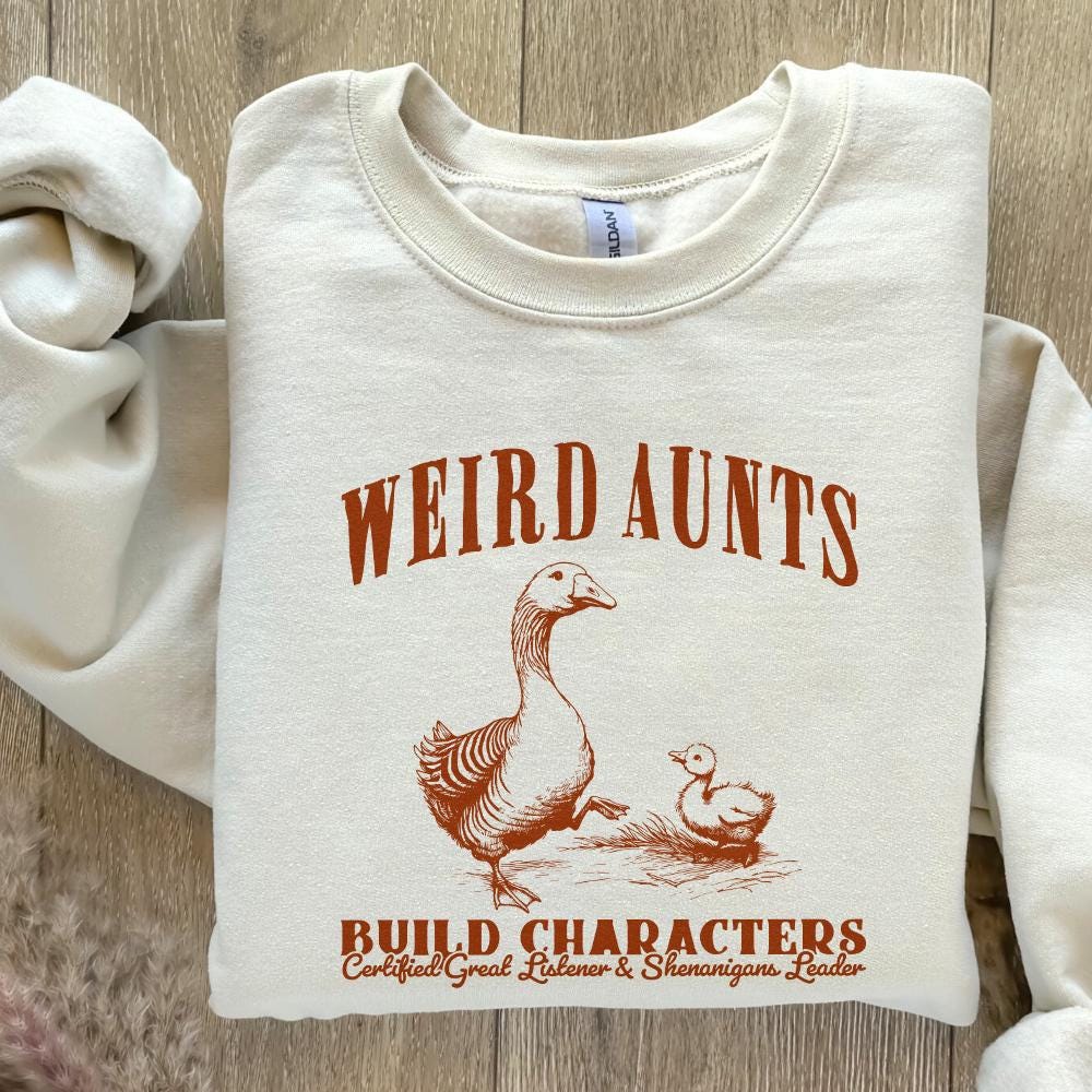 Weird Aunts Build Characters PNG, Funny Aunt Gift - 300 DPI Design for