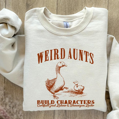 Weird Aunts Build Characters PNG, Funny Aunt Gift - 300 DPI Design for