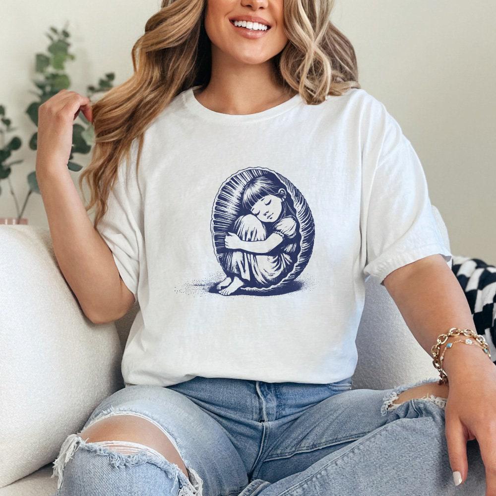 Sleepy Child Png, Cocoon Png - 300 DPI Design for T-Shirt