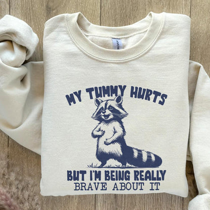 My Tummy Hurts Png, Tummy Ache Survivor Png - 300 DPI Design for T-Shirt