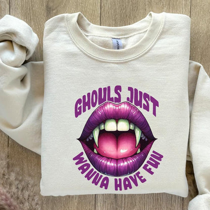 Ghouls Just Wanna Have Fun PNG, Halloween PNG - 300 DPI Design for T-Shirt