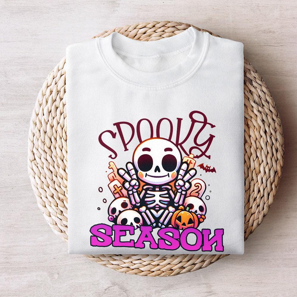 Spooky Season Png, Retro Halloween Png - 300 DPI Design for T-Shirt